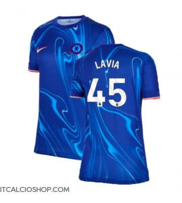 Chelsea Romeo Lavia #45 Prima Maglia Femmina 2024-25 Manica Corta